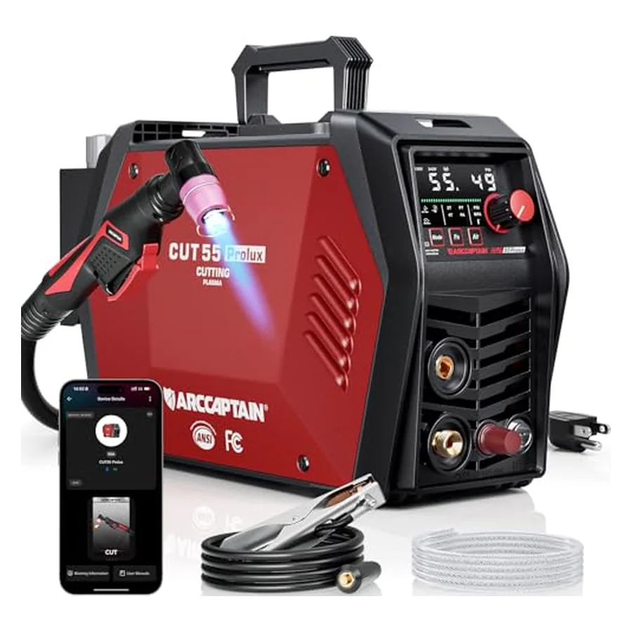 ARCCAPTAIN iControl CUT55 Prolux Plasma Cutter Machine, 55Amp, 120V/240V